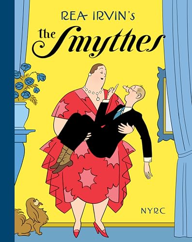 Book cover for "The Smythes" featuring a cartoon illustration of a couple.