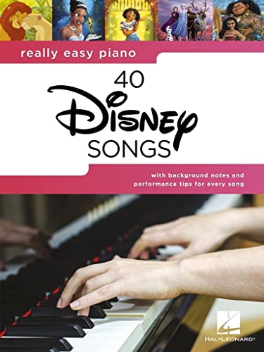 Piano music book cover featuring Disney characters and hands playing a piano keyboard.