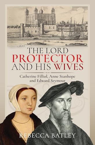 Book cover featuring portraits of a man and woman, and the Tower of London.
