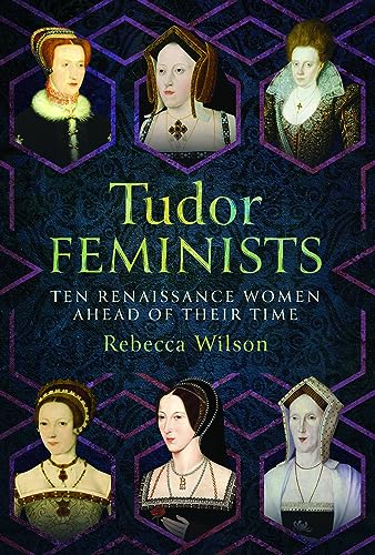 Book cover featuring portraits of six Renaissance women in hexagonal frames.