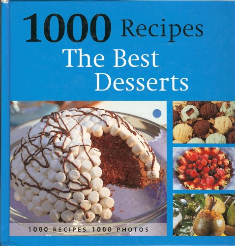 Cookbook cover featuring desserts like chocolate mousse and strawberry tarts.