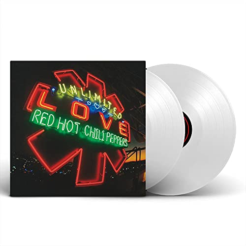 Red Hot Chili Peppers "Unlimited Love" vinyl record with white discs.