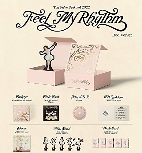 Red Velvet "Feel My Rhythm" CD package with ballerina and included items.