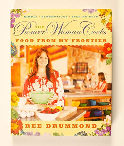 Cookbook cover featuring Ree Drummond with a rustic kitchen scene.