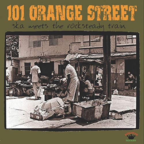 CD cover: street scene with people and market stalls in sepia tones.