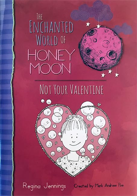 Book cover titled The Enchanted World of Honey Moon featuring a girl in a heart.