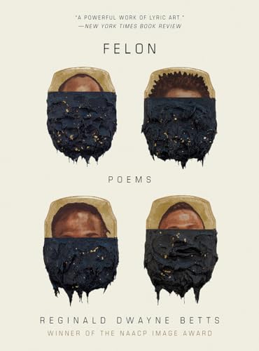 Book cover: four obscured faces with dark, dripping shapes.