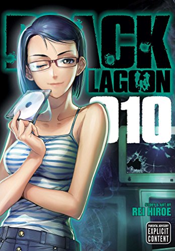 Black Lagoon Volume 10 manga cover featuring a woman holding a CD.