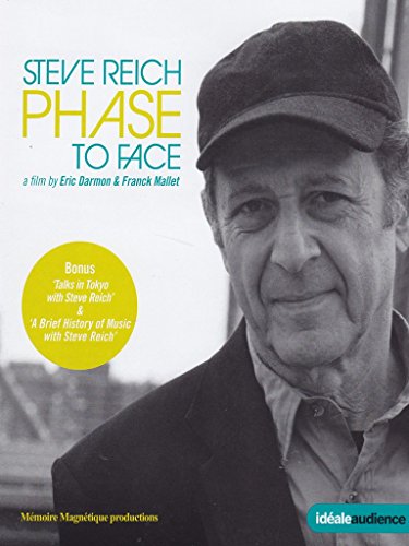 Blu-ray cover for "Reich: Phase To Face" documentary featuring Steve Reich.