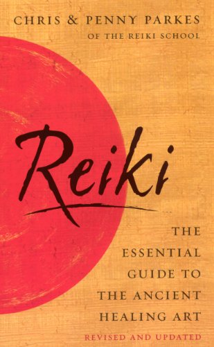 Book cover for "Reiki" with a red circle and black text.