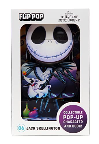 Jack Skellington Flip Pop book with Zero, a ghostly dog, popping out.