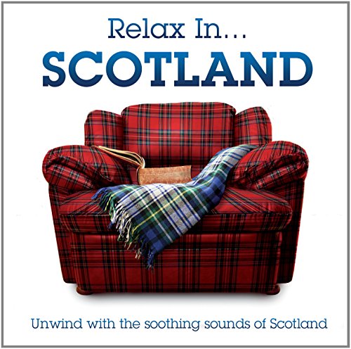 CD cover with a red tartan armchair and a blue blanket.