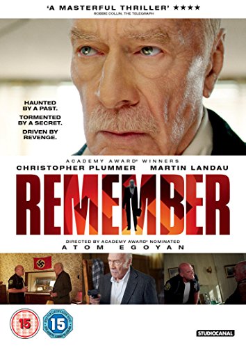 DVD cover for “Remember” featuring Christopher Plummer and Martin Landau.