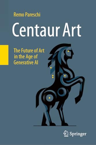 Book cover: "Centaur Art" with a centaur head illustration.