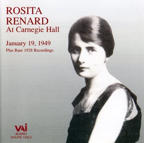 Black and white portrait of Rosita Renard, a classical musician.
