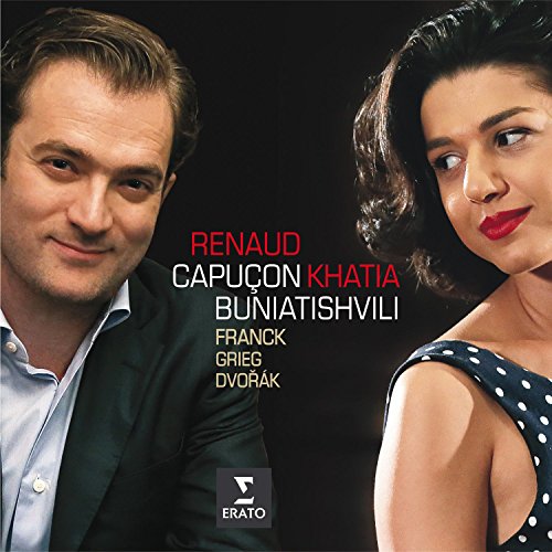 Renaud Capuçon and Khatia Buniatishvili, portrait on a CD cover.