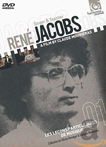 DVD cover featuring a black and white portrait of René Jacobs.