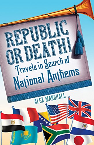 Book cover: "Republic or Death" with flags and a trumpet illustration.
