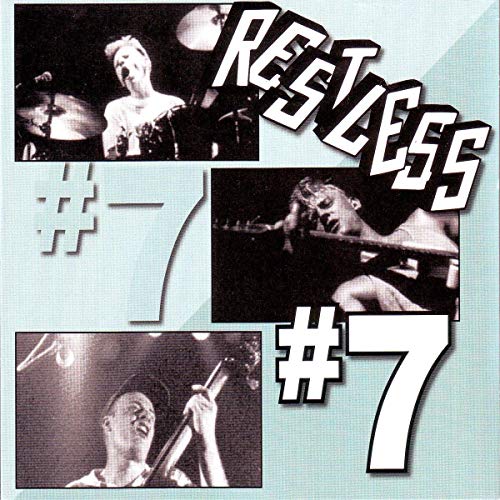 CD cover for “Restless - No 7” featuring black and white band photos.