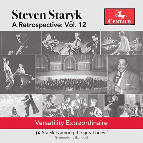 CD cover for "Retrospective 12" featuring black and white musical performance photos.