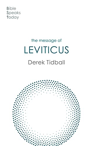 Book cover for The Message of Leviticus by Derek Tidball with a dotted circle.