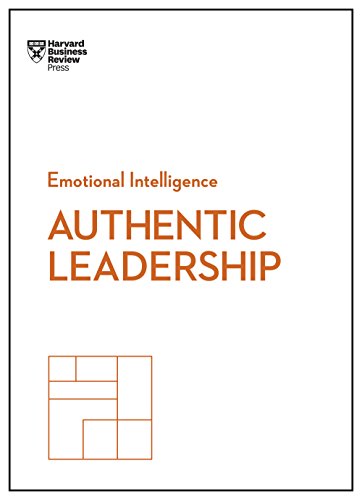 Book cover: "Authentic Leadership" with Harvard Business Review logo and orange accents.