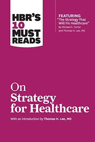 Book cover for HBR's 10 Must Reads On Strategy for Healthcare in magenta.