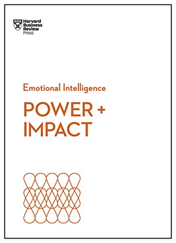 Book cover with “Power + Impact” title and abstract orange graphic.