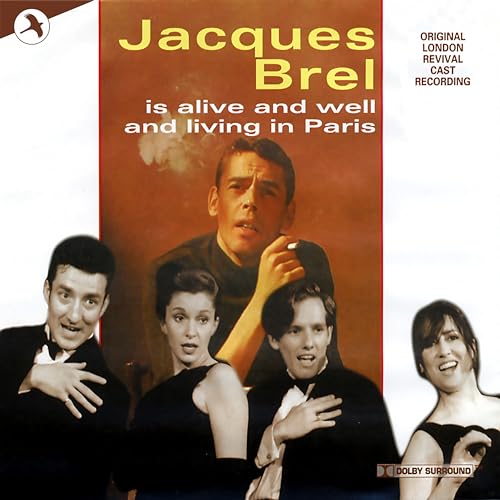CD cover for “Jacques Brel is Alive and Well,” featuring four performers.