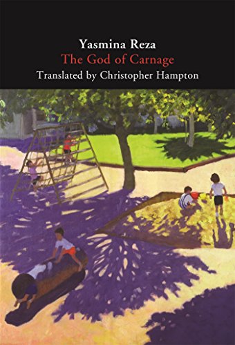 Play script cover with a painting of children on playground equipment.