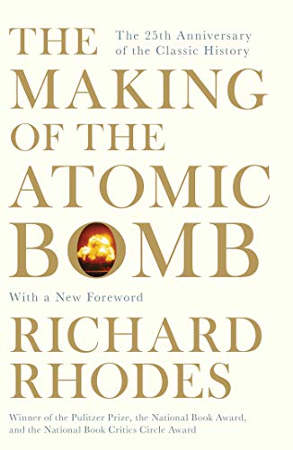 Book cover for The Making of the Atomic Bomb by Richard Rhodes with mushroom cloud.