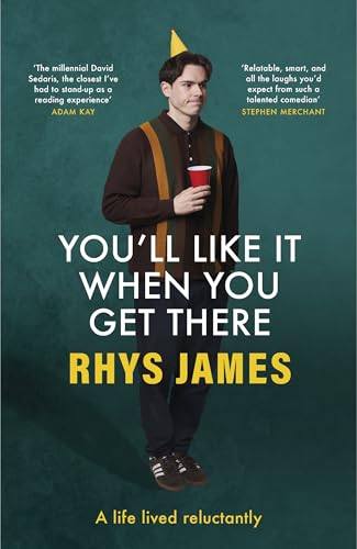 Book cover: man with party hat, red cup, and title "You'll Like It.