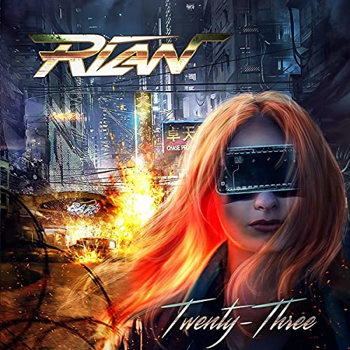 Album cover for Rian’s “Twenty-Three” featuring a woman with a visor.