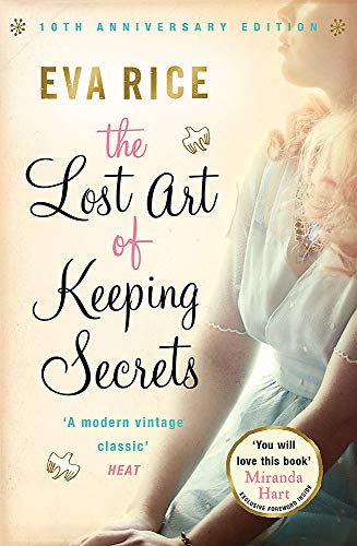 Book cover: "The Lost Art of Keeping Secrets" with a woman’s back.