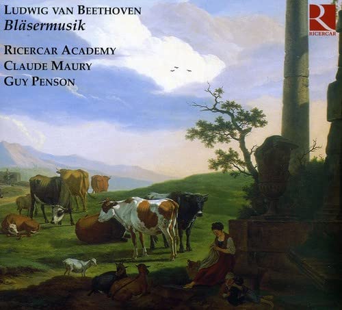 CD cover: pastoral painting with cows, columns, and figures.