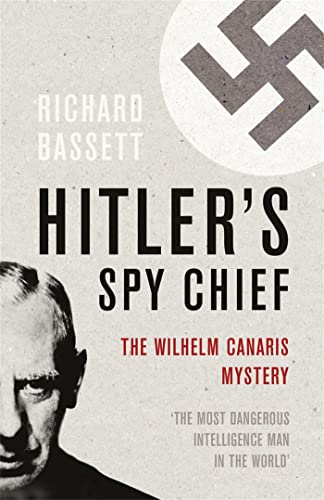 Book cover with a portrait, Nazi symbol, and bold title text.
