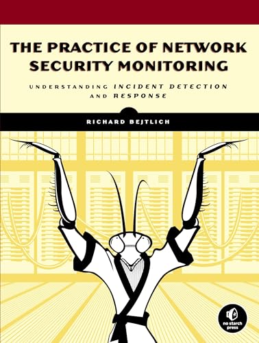 Book cover: “The Practice Of Network Security Monitoring” with a praying mantis.