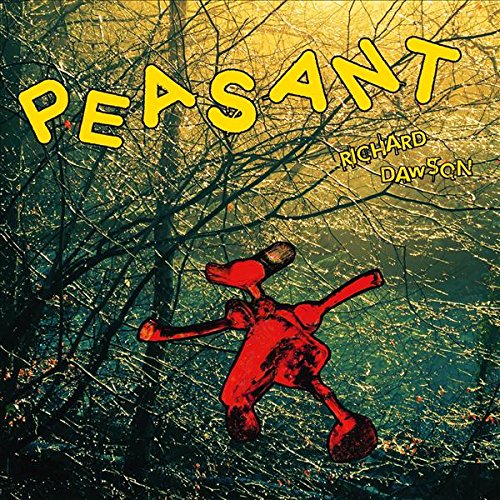 CD cover for “Peasant” by Richard Dawson, featuring abstract red figure.