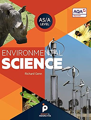 Textbook cover featuring rhinoceros, weather station, and tropical frog.