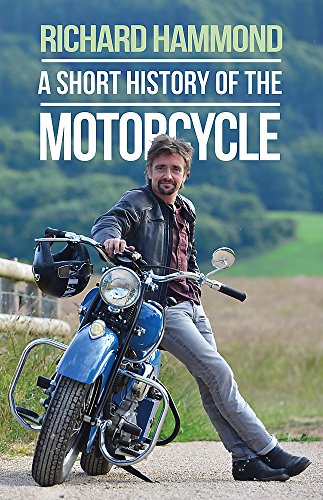Book cover featuring Richard Hammond with a vintage blue motorcycle.