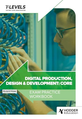Book cover showing a person working with server cables, titled Digital Production, Design & Development.