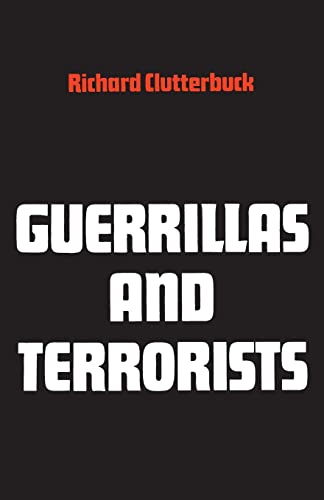 Black book cover with bold white text: "Guerrillas and Terrorists" by Richard Clutterbuck.