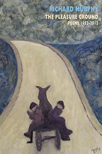 Poetry book cover: painted road with figures, titled "The Pleasure Ground.