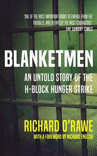 Book cover for Blanketmen showing prison bars over a green cell background.