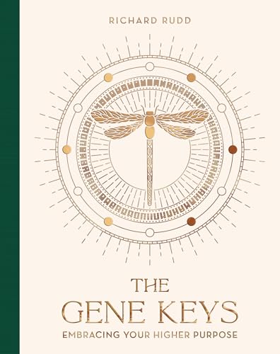 Book cover with a gold dragonfly design and the title "The Gene Keys".