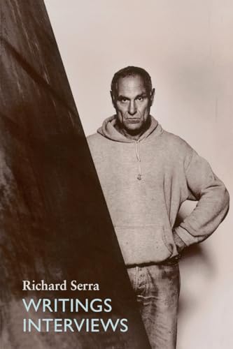 Book cover featuring a portrait of artist Richard Serra and title text.