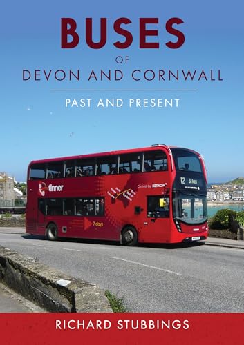 Book cover featuring a red double-decker bus in a coastal town.