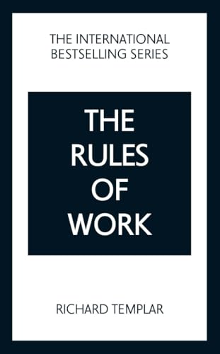 Book cover titled The Rules of Work by Richard Templar with white text on black.