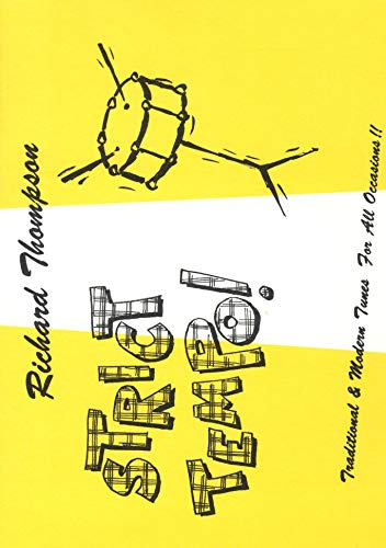 Richard Thompson's "Strict Tempo!" CD cover with drum illustration and bold text.