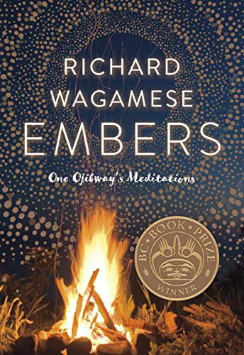 Book cover with a campfire, text, and a BC Book Prize winner seal.
